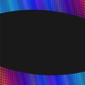 Dynamic geometrical grid background - graphic from curved angular lines