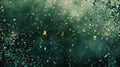 Dynamic glitch art dark green background with intriguing texture and spotting design elements