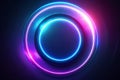 Dynamic Glowing Circle Progress Bar A Futuristic Loading Animation for a Modern Interface Design