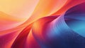 Dynamic gradient abstract waves with grainy texture vibrant colors and modern conceptual design Royalty Free Stock Photo