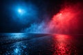 Dynamic gradient background with blue and red Royalty Free Stock Photo