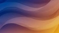 Dynamic Gradient Waves Background Modern Abstract Design with Blue Purple Orange Fluid Shapes Royalty Free Stock Photo