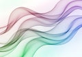 Dynamic Gradient Wavy Abstract Background Royalty Free Stock Photo
