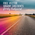 Dynamic grainy background with free vector gradients color Royalty Free Stock Photo