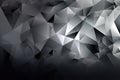 Dynamic grayscale gradient with sharp geometric shapes