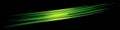Dynamic green glowing lines on a black background Royalty Free Stock Photo