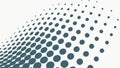 Dynamic halftone dot pattern, abstract texture, vector design Generative AI Royalty Free Stock Photo