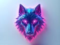 Cyber Wolf Echo Royalty Free Stock Photo