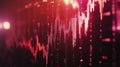 A dynamic holographic chart rises and falls visualizing the value fluctuations of various virtual currencies against a