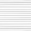 Dynamic horizontal lines, stripes. Random linear, lineal pattern Royalty Free Stock Photo