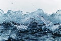 A dynamic image depicting the continuous movement of water