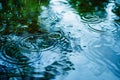 A dynamic image depicting the continuous movement of water