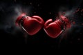 Dynamic Impact Pair of red boxing gloves