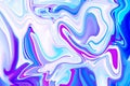 dynamic interplay of colors, fluidity, and allure in fusion of art and tech with abstract painting background in vivid colors