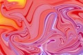 dynamic interplay of warmth and brightness in abstract modern swirl marbled backdrop shapes curves vortex lines elements