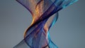 Dynamic Intertwined Wireframe Abstract Royalty Free Stock Photo