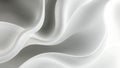 Dynamic Intertwining Waves of White and Grey Abstract Gradient Royalty Free Stock Photo