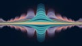 Dynamic layers of sound waves in vibrant spectrum