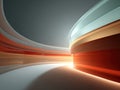 Dynamic layers of warm-toned glass structures