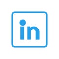 Dynamic LinkedIn Symbol Illustration Royalty Free Stock Photo