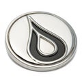 Liquid metal flow vector symbol Royalty Free Stock Photo