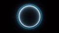 Dynamic Loading Circle Animation A Subtle Blinking Circle on a Striking Black Background for Web Design Projects
