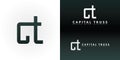 The dynamic logo design features the initials CT elegantly intertwined, creating a unique and visually striking symbol