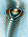 Dynamic magnetic field Royalty Free Stock Photo
