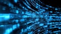 Abstract Binary Code Stream Background