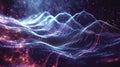 Dynamic and mesmerizing footage showcasing the powerful force of sound waves constantly in motion