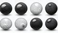 Dynamic Metaballs Pattern Black Liquid Connected Circle Dots Swirling on a Pure White Canvas, Creating a Stunning Abstract Scene
