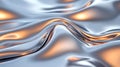 Dynamic Metallic Flow in Chrome-Silver Texture