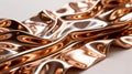Dynamic Metallic Waves Abstract Luxury Background Royalty Free Stock Photo