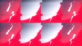 Abstract Red Glitch Pattern with Lightning Bolt Shapes Royalty Free Stock Photo