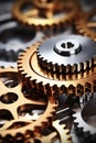 Dynamic Motion: Abstract Gears and Cogs Enhancing Productivity