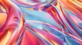 Dynamic Multicolored Gradient Design Radiating High-tech Sophistication and Retrofuturistic Aesthetic