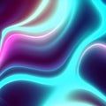 Dynamic neon wave background