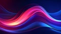 dynamic neon wave background: vibrant, futuristic