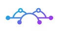 Dynamic Network Nodes Icon Vector, vector design Generative AI Royalty Free Stock Photo