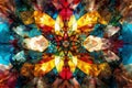 Dynamic neural kaleidoscope a visual representation of neuroplasticity and evolving thoughts
