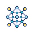 Dynamic Neural Network Icon for Machine Learning