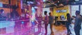 Dynamic Office with AI Presenting Data-Driven Strategies AIG60