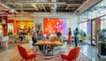 Dynamic Office with AI Presenting Data-Driven Strategies AIG60