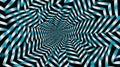 A dynamic, optical illusion pattern that appears to shift and move