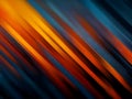 Dynamic Orange and Blue Diagonal Lines Abstract Background Royalty Free Stock Photo
