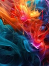 Dynamic Palette Splash: A Vibrant Visual Symphony in Abstract Art Royalty Free Stock Photo