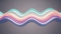 Dynamic Pastel Gradient Waves Abstract Background Royalty Free Stock Photo