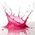 Pink Splash Royalty Free Stock Photo