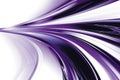 Dynamic purple and white abstract wave lines on a white background. AIG51.