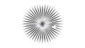 Radial Starburst Pattern, Dynamic Light Burst Design vector design Generative AI Royalty Free Stock Photo